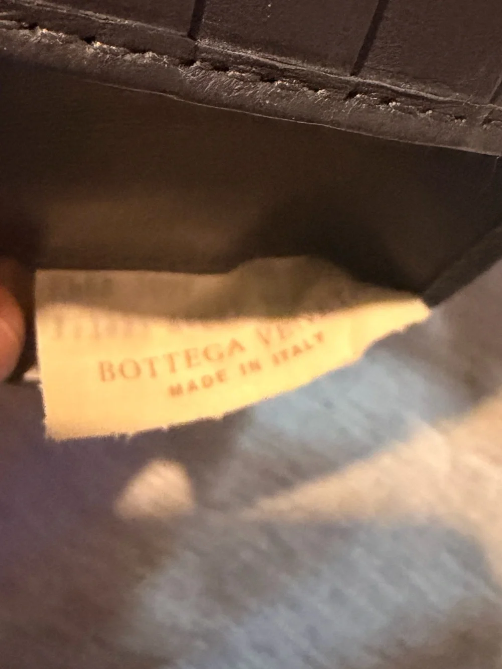 Bottega Veneta Men’s Dark Navy Intrecciato Bi-Fold Card Wallet